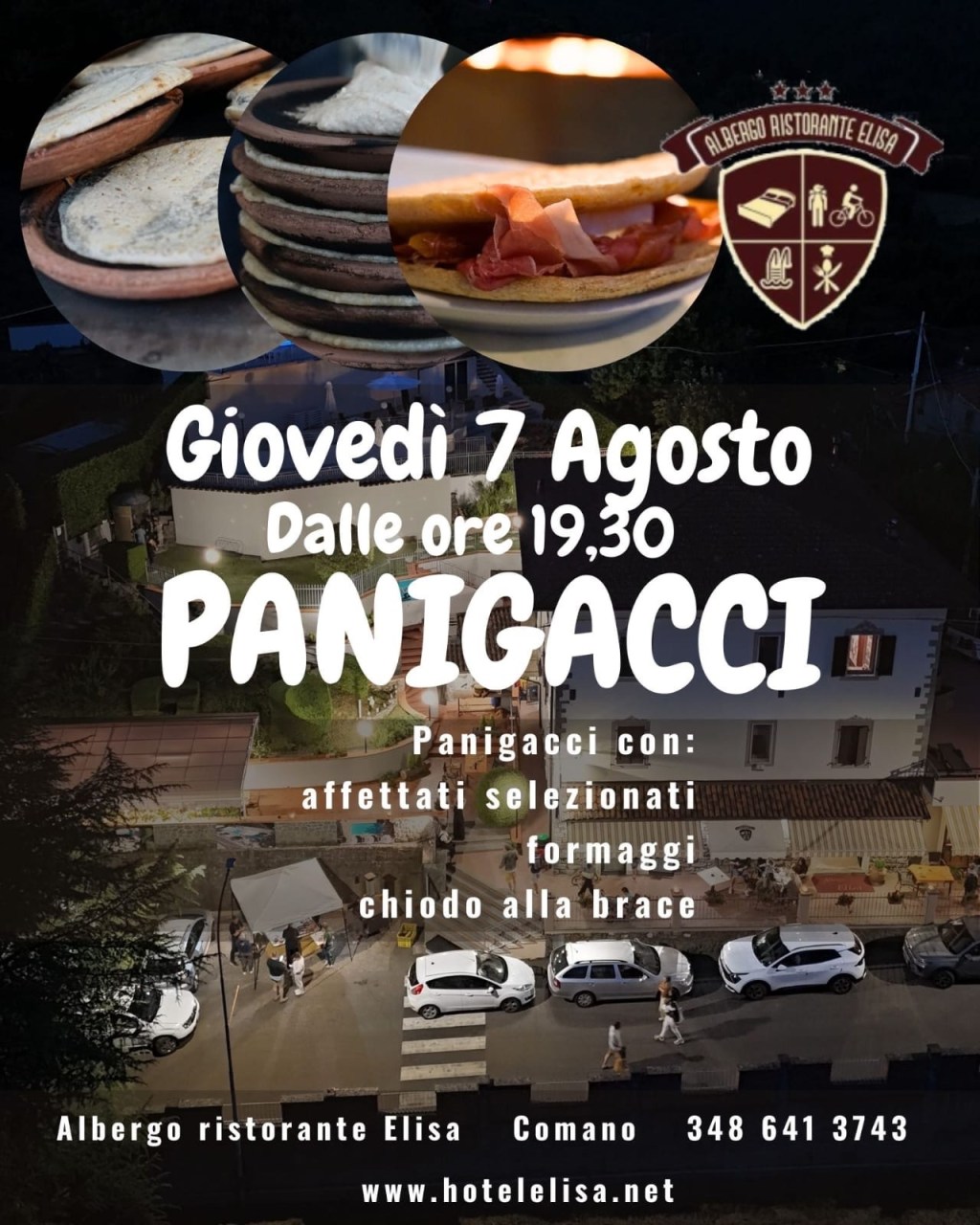 Zomerfeest in Lunigiana: geniet van panigacci bij Albergo&nbsp;Elisa