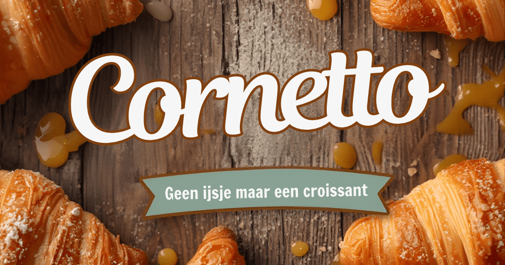 Cornetto is dat een&nbsp;ijsje?